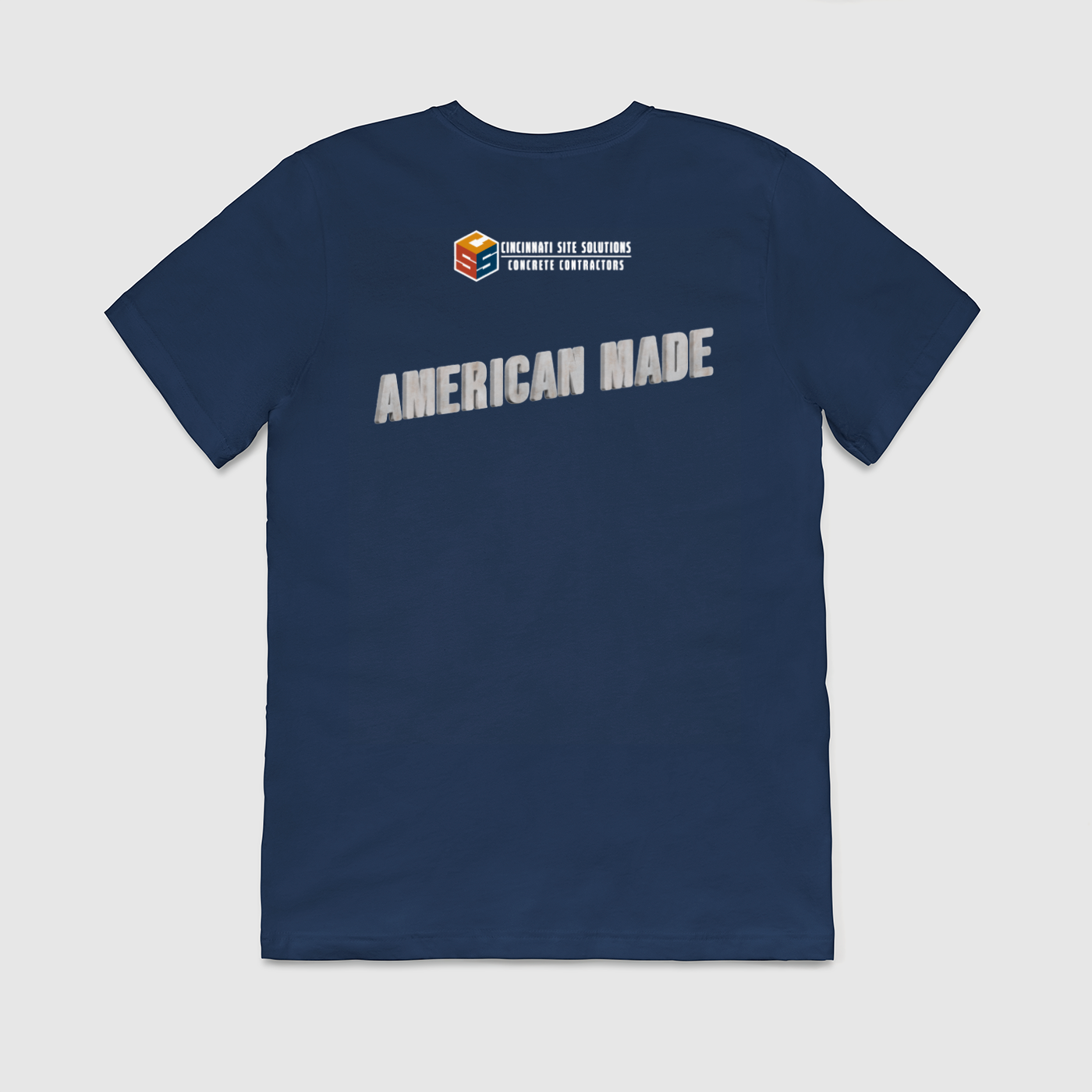 CSS American Made Navy Blue Mens Crew Tee