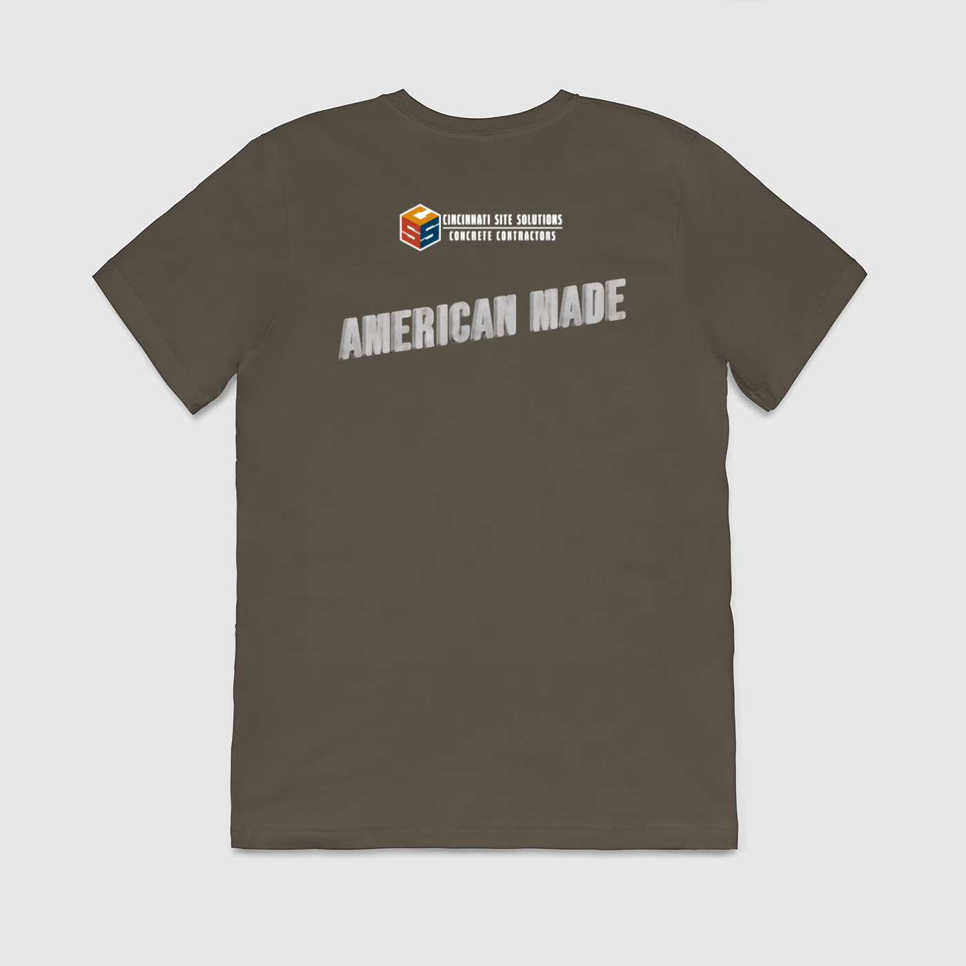 CSS American Made Army Green Mens Crew Tee
