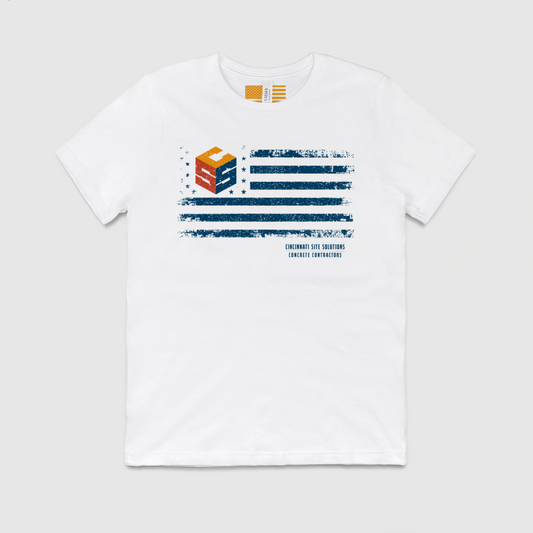 CSS All American Mens Crew Tee, Bella + Canvas